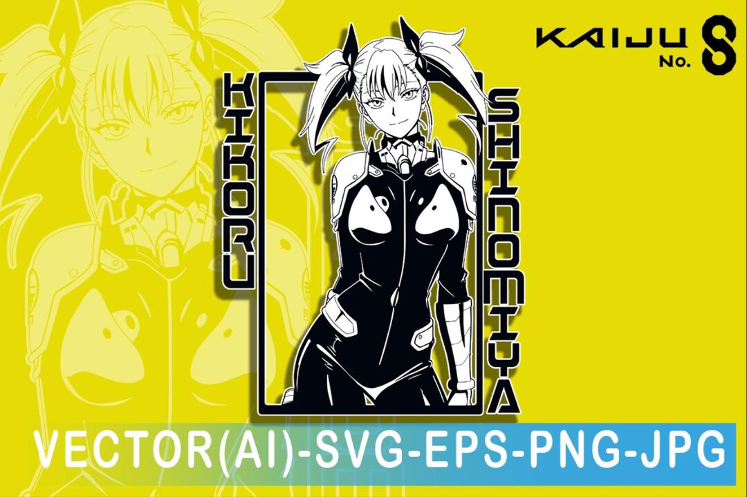 Kaiju No 8 : Kikoru Shinomiya SVG - Etsy