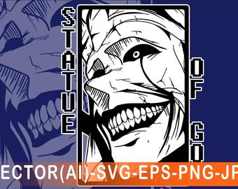 Estátua de Deus - Solo Leveling SVG