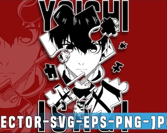 Cadenas bleu Isagi Yoichi.2 U-20 SVG