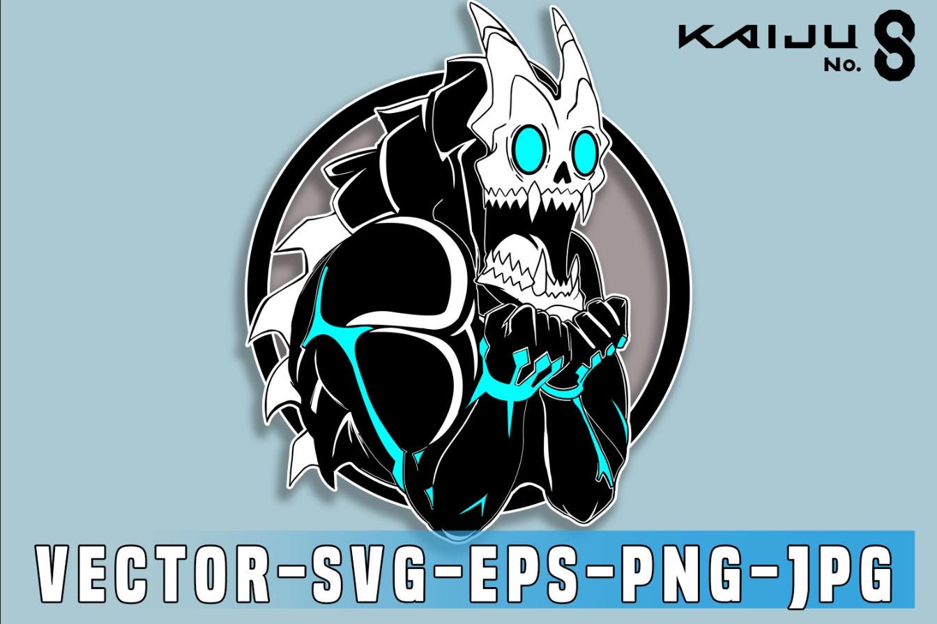 Kaiju No 8 Vector - Etsy