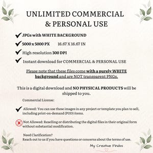 Highland Cow Christmas JPEG Clipart,Farm Clipart, Printable Watercolor clipart, High Quality JPG Watercolor Clipart JPG, Junk Journaling image 10