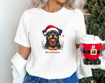 Cute Dog Christmas Shirt, Funny Christmas Gift Shirt, Dog Lover Christmas Clothes, Christmas Outfit Trends, Festive T-Shirts