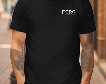 Expecting Dad T-Shirt | Father&#39;s Day Gift | Dad Est 2025 | Gift for Dad