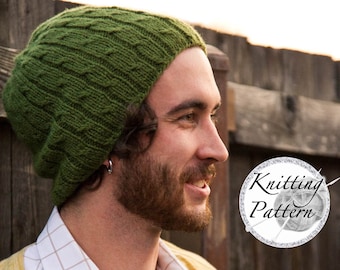 Knitting Pattern for Men's Hat - Bartek