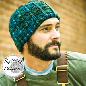 Knitting Pattern for Men's Hat J.T. image 1