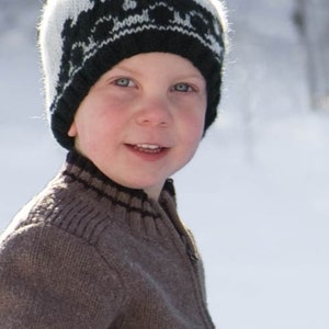 Knitting Pattern for Boy's Train Hat Captain Caboose image 4