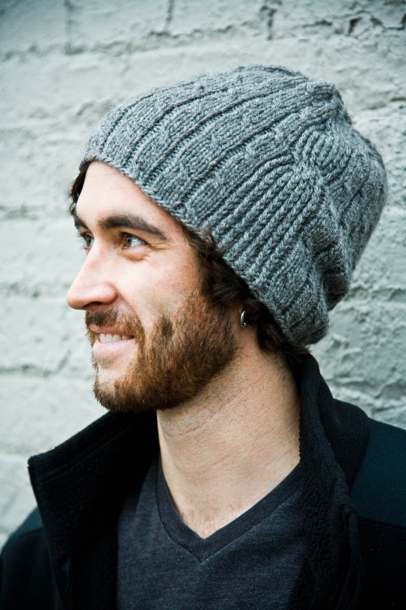 Knitting Pattern for Men's Hat Bartek - Etsy