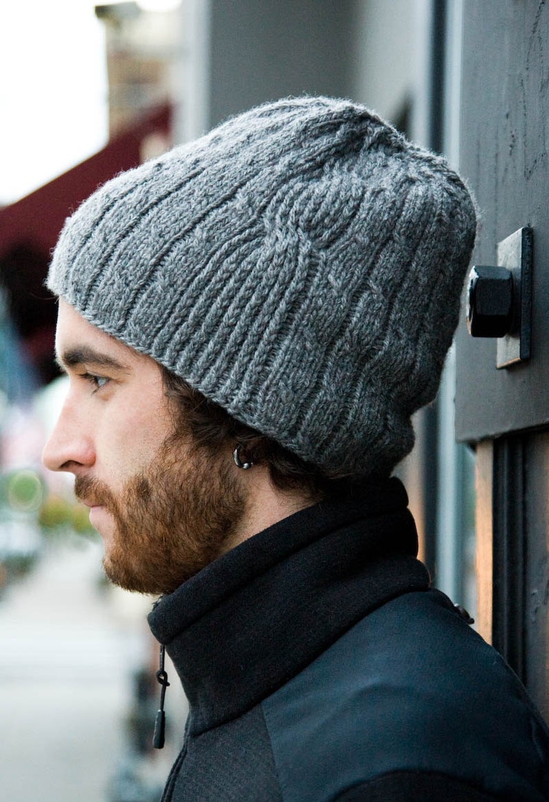 Knitting Pattern for Men's Hat Bartek image 3