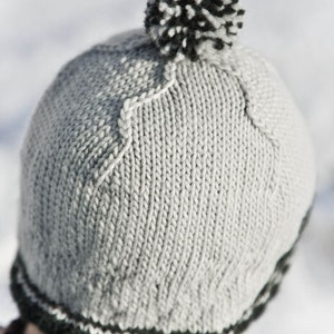 Knitting Pattern for Boy's Train Hat Captain Caboose image 5