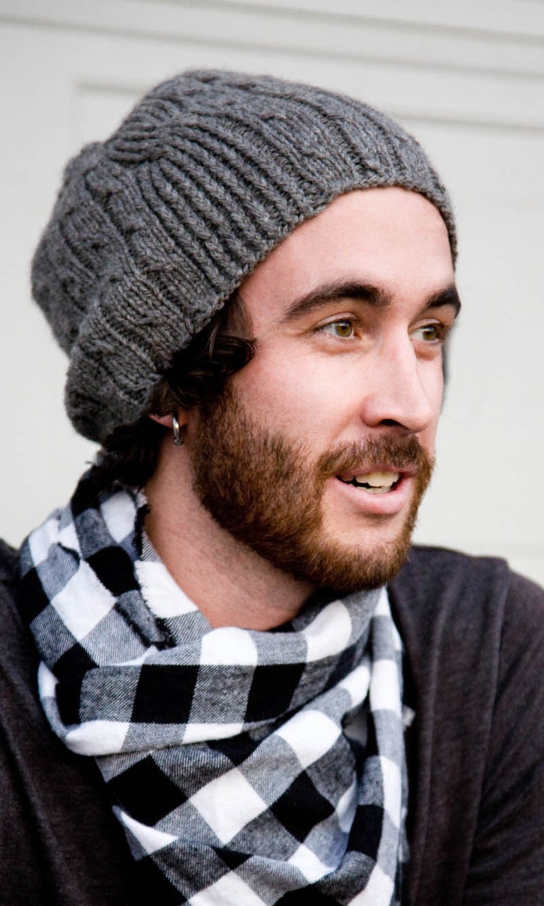 Knitting Pattern for Men's Hat Bartek image 2