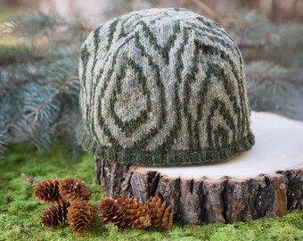 Knitting Pattern for Men's Hat - The Pines