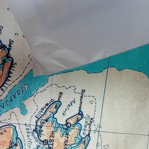 OFERTA. Mapa de Islandia 38,5 x 27 98,5 x 69,5 cm Impresión, Mapa histórico de Islandia, Isla, Islandia image 8
