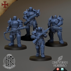 Infantería pesada blindada a distancia con múltiples opciones de armas