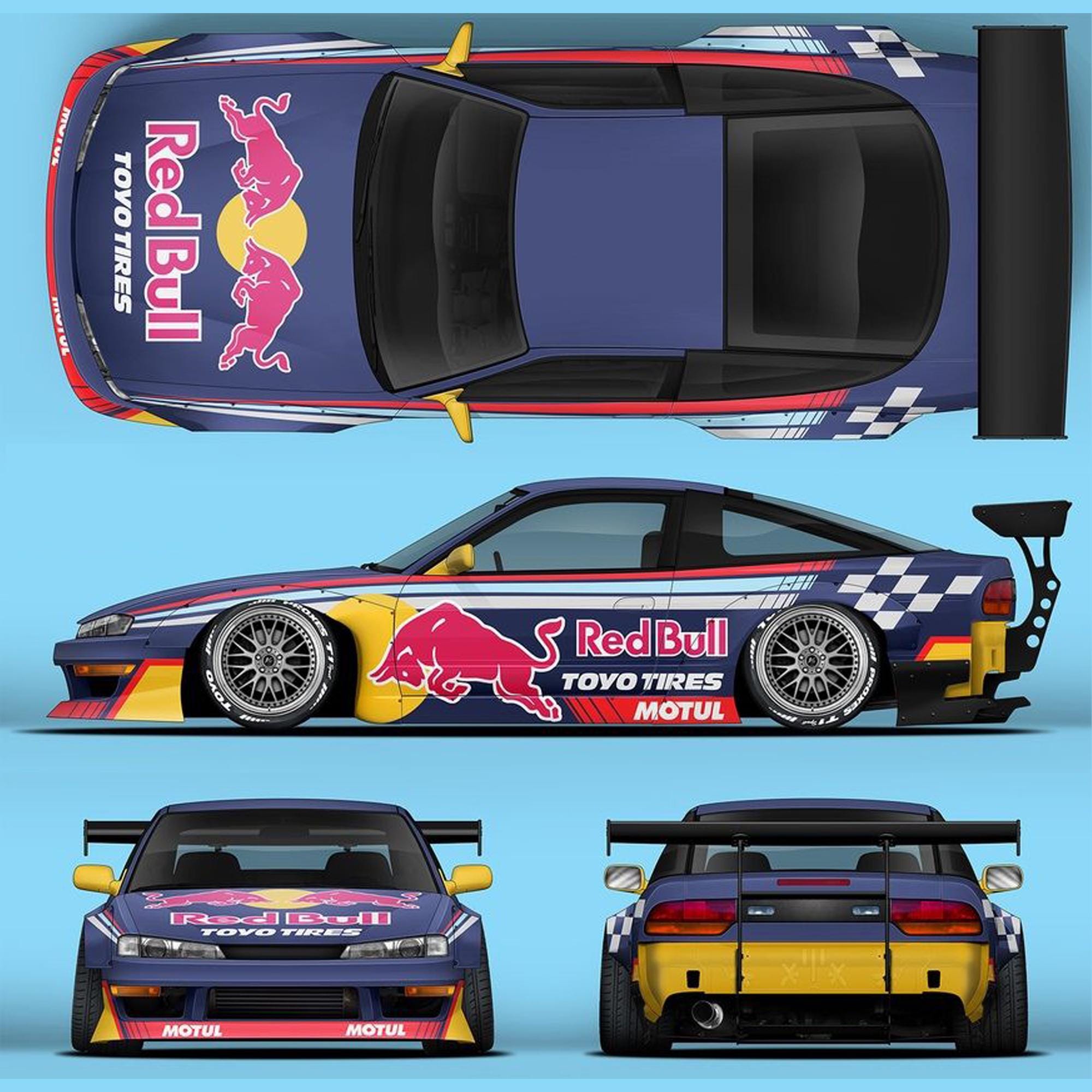 Red bull rc decals - Etsy 日本
