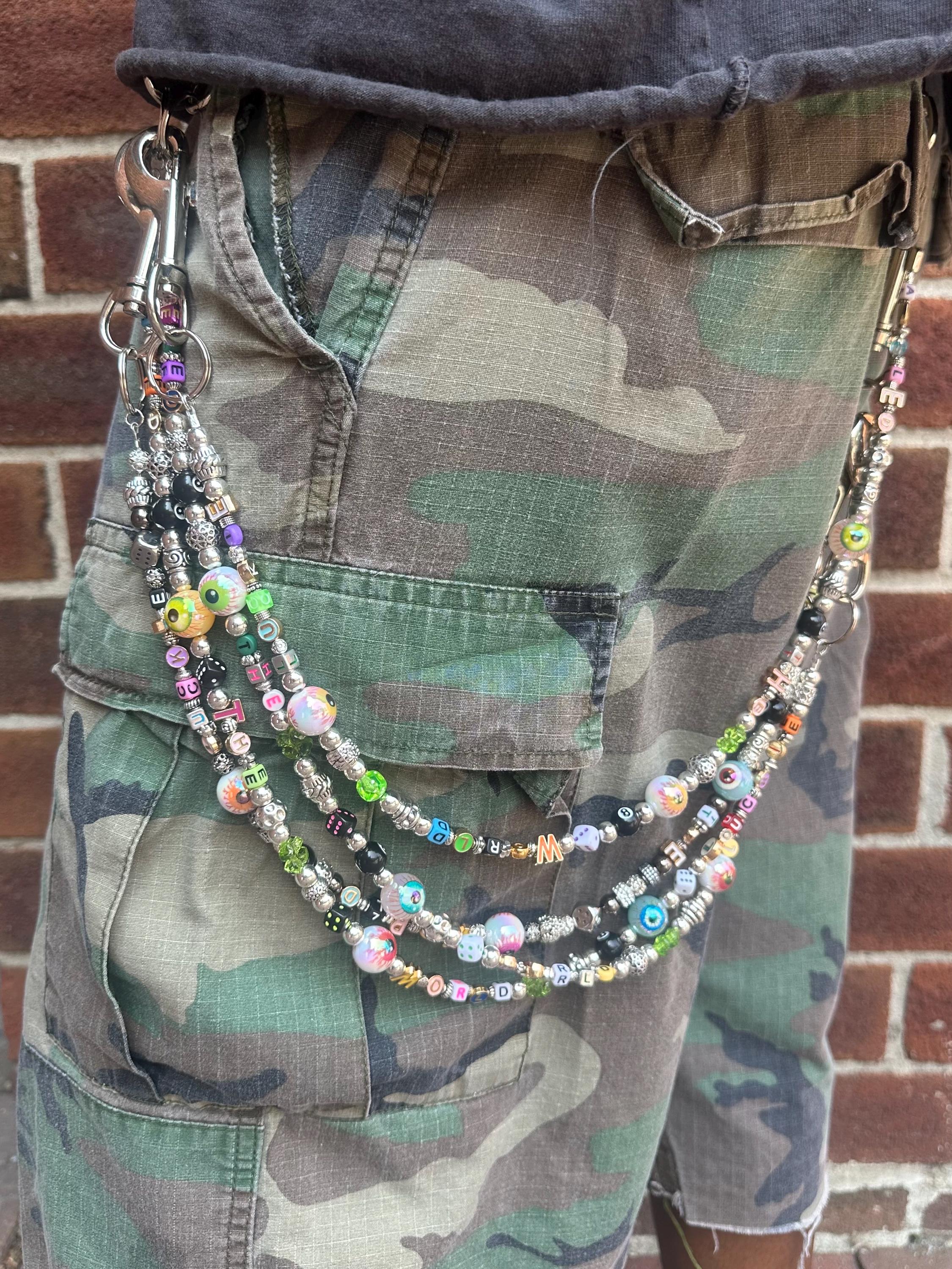 小物 Wallet chain y2k PRADA Fur Wallet Chain Y2K