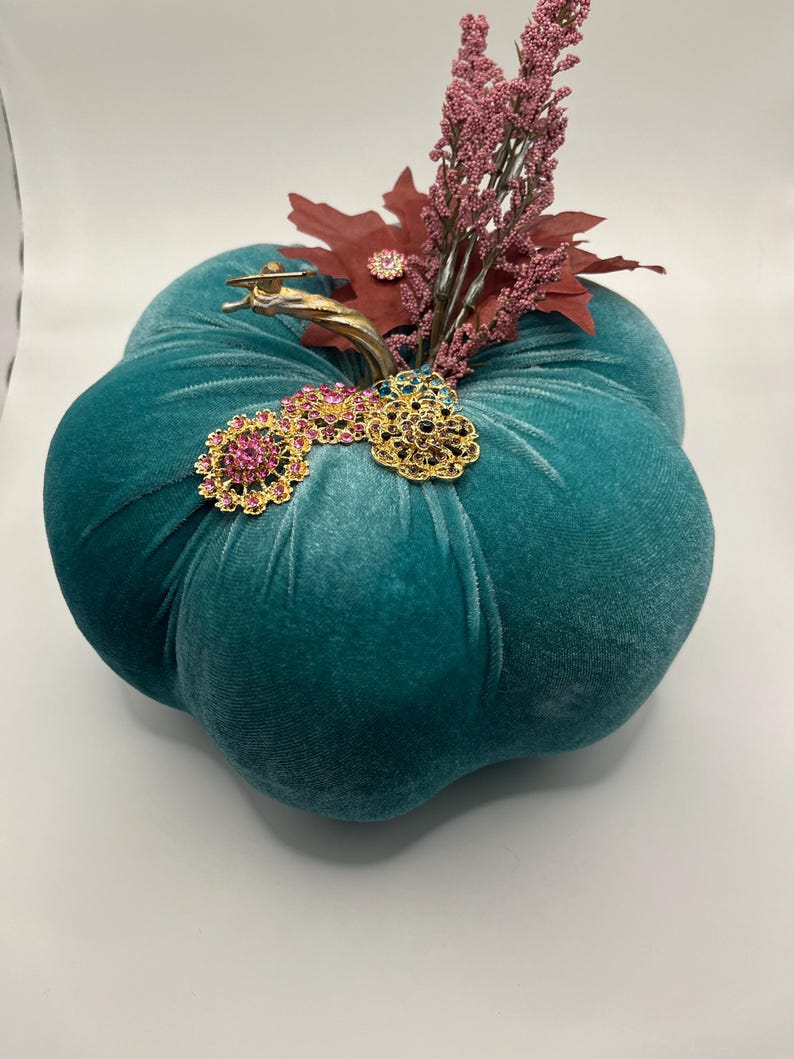 Fall Pumpkin With Bling Etsy