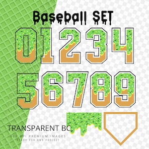 Ice Cream Numbers,Numbers Baseball png,baseball Png,home plate png,Softball png,Numbers Softball png,Baseball ice cream drip,Ice cream