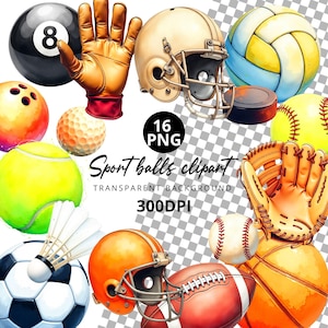 Sportball PNG Sublimationsdesign-Bundle, Sportball Png, Basketball Png, Handschuh Png, Softball Png, Baseball Png, American Football Ball Png