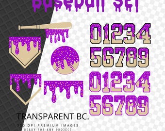 Ice Cream Numbers,Numbers Baseball png,baseball Png,home plate png,Softball png,Numbers Softball png,Baseball ice cream drip,Ice cream