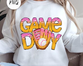 SOFTBALL Drip PNG,Softball Drip PNG, Softball T-Shirt , Softball Mom,Sublimation,Ice Cream Drip,Softball game day, Softball Pink Png