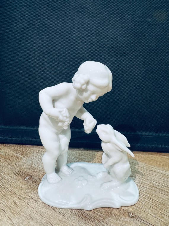 フッチェンロイター ヴィンテージ うさぎの置物 2点セット フッチェン