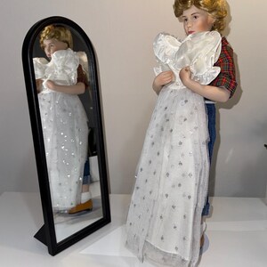 norman rockwell prom dress doll Doll Prom Dress The Danbury Mint Porcelain Doll w/ Box