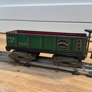 1930s American Flyer Sand Car 1116: Pre-War O Gauge Pennsylvania System