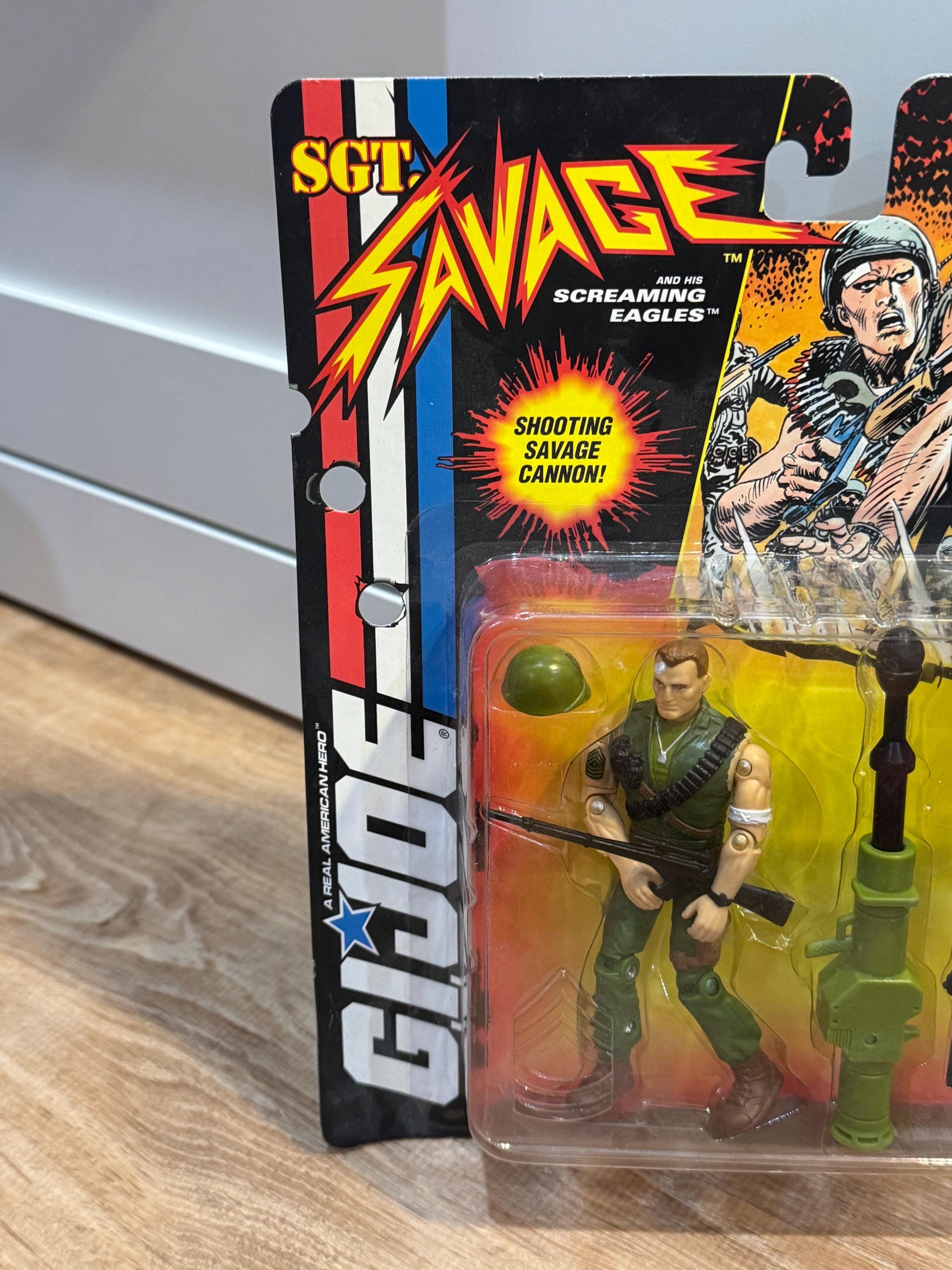 Vintage 1994 GI Joe SGT Savage Action Figure - Original Unopened