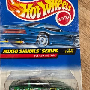 Vintage 1998 Hot Wheels Mixed Signals Series 80’s Corvette- New In Packaging