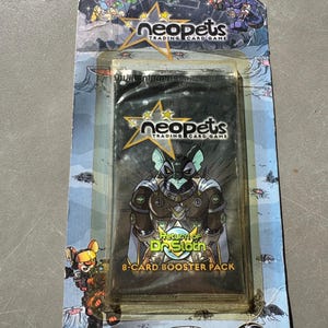 Vintage 2004 Neopets Trading Card Game- Return of Dr. Sloth 8 Card Booster Pack- Nowy w opakowaniu