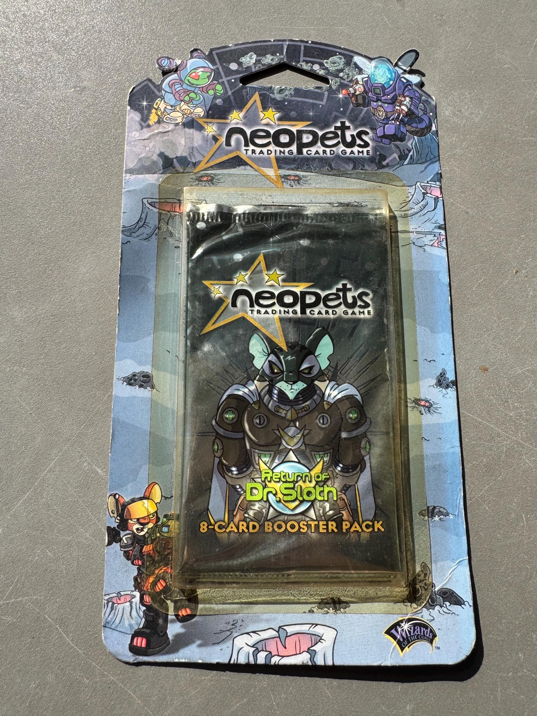 Sealed 2004 Neopets TCG Booster Pack: Return of Dr. Sloth, 8-card Pack -  Etsy