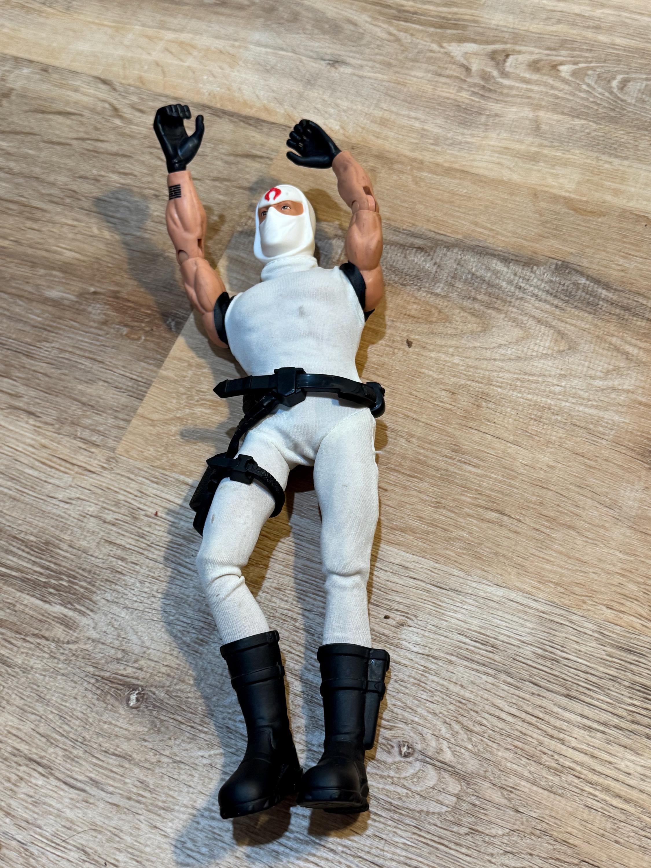 G.I. Joe Storm Shadow Action Figure Hasbro Vintage 12” Collectible
