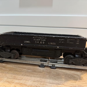 Lionel 3469 Automatic Dumping Ore Car | O-Gauge Vintage Postwar Classic Dump Car | Fair Condition