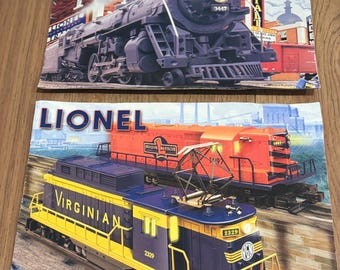 Vintage Lionel Catalogs:  Legendary Trains Heritage Fall 1997 Catalog + Virginia Rectifier Set Flyer