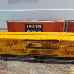Lionel Postwar #6356 NYC Stock Car | Original Box- Very Good Condition