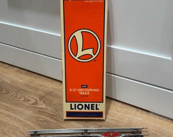 Vintage Lionel 0-27 Uncoupling Track 6-65149 with Original Box