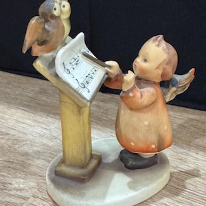 Vintage Hummel Bird Duet Figurine 169 (TMK-2) - Broken Condition