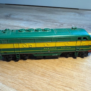 Motor Marx HO Marx 901 Western Pacific Diesel AA vintage - bom estado e funciona para frente e para trás