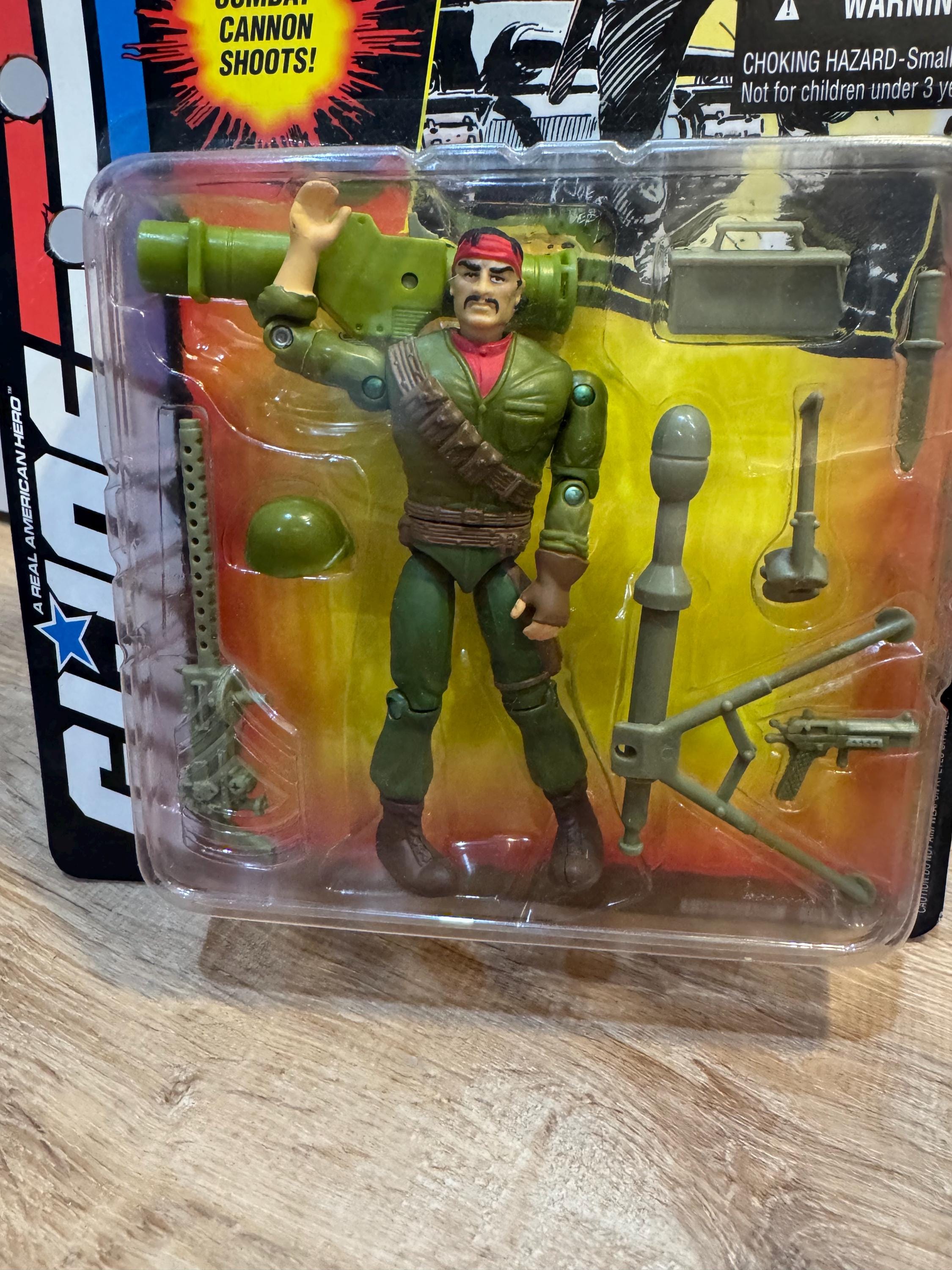 Vintage 1994 GI Joe Sgt Savage Dynamite Action Figure New on Card