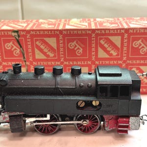 Vintage Märklin T800 Steam Engine | HO Scale | Circa 1938 | Original Box | Rare German Model Train | For Restoration or Display