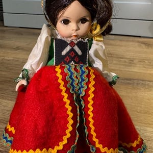 Muñeca Madame Alexander vintage de Checoslovaquia, 8&quot;, n.° 564, en buen estado