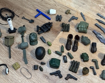 ビンテージGIジョー　ハスブロ　 アクションソルジャー ①セット GI ジョー アクションソルジャー ビンテージ ハスブロ GIジョー3