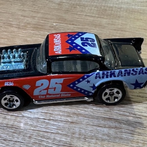Vintage 1976 Hot Wheels &#39;57 Chevy Arkansas #25 Diecast- Excellent Condition
