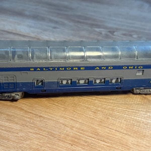 Vagón vintage Penn Line n.° 3601 HO Baltimore & Ohio Combine (muy buen estado)