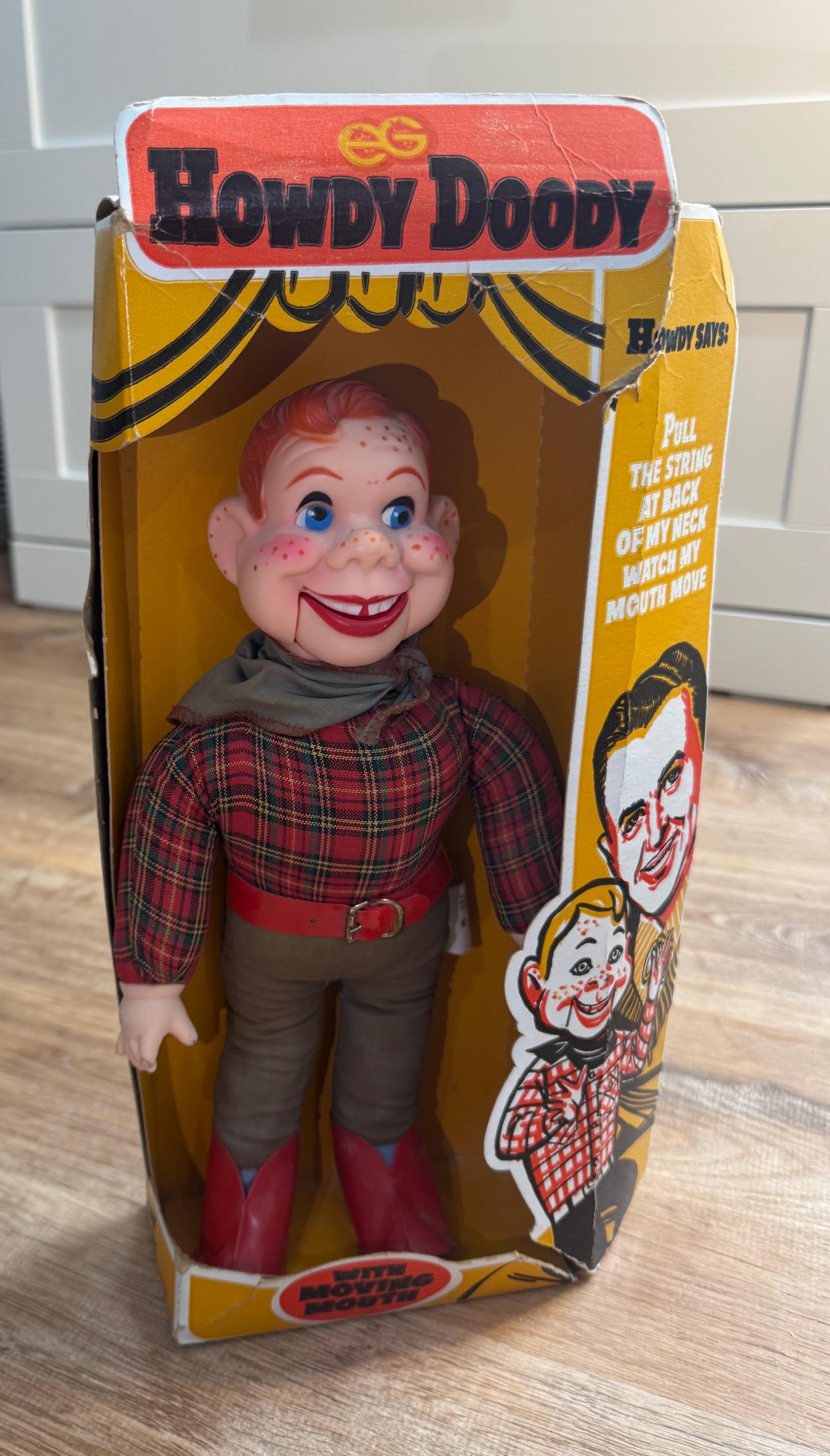 Howdy Doody 推定1970年代 Vintage 1970's Howdy Doody Egoldberger Ventriloquist 12