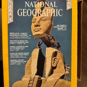 Vintage 1969 National Geographic Magazines- Set of 10 Magazines- Excellent Condition See Notes for Included Magazines- Individual Purchase