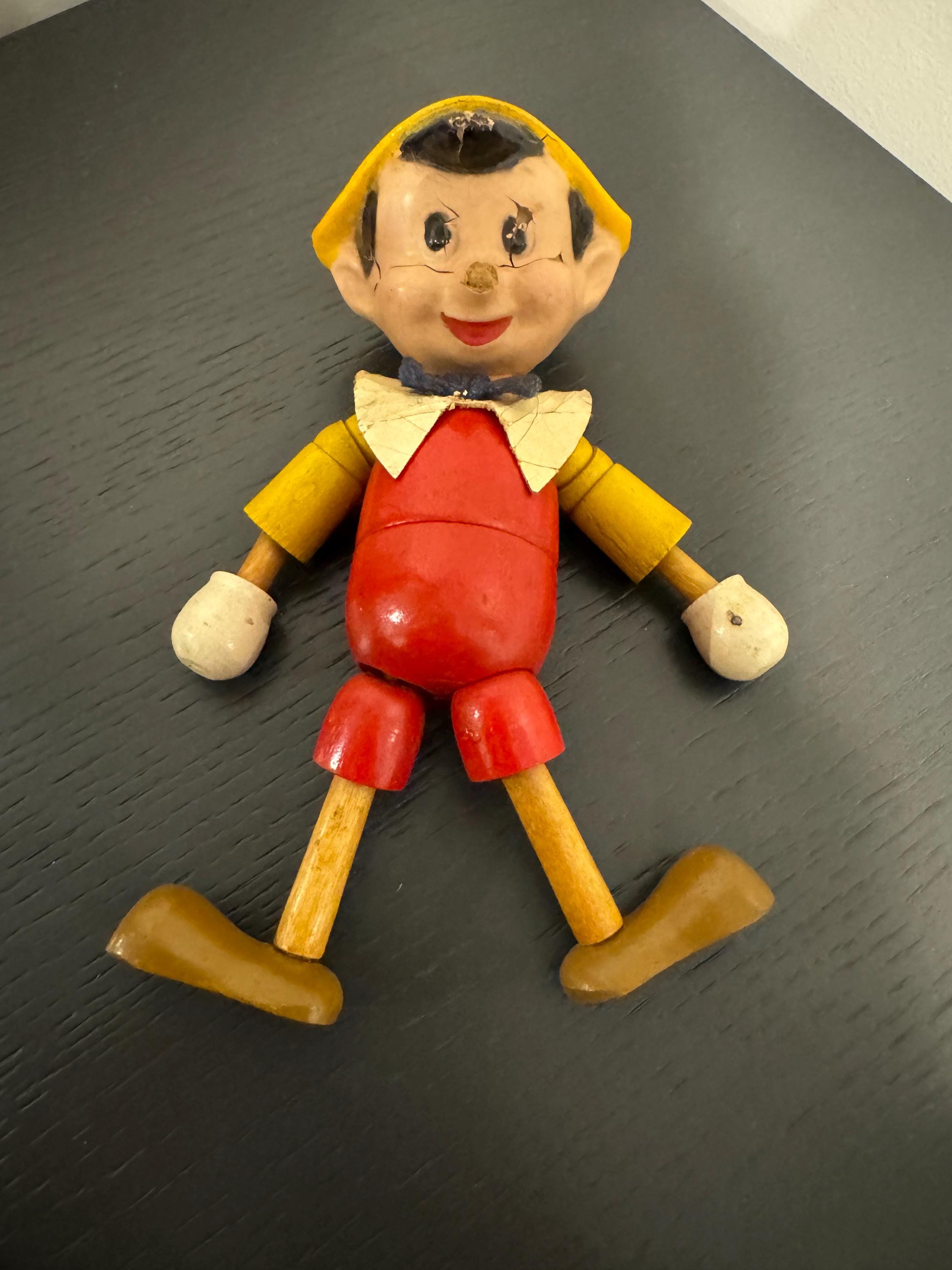 Schmid ディズニー ピノキオ オルゴール陶器フィギュアリン