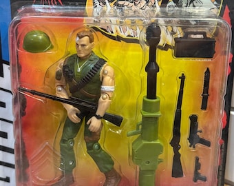 Vintage 1994 GI Joe Sgt Savage Action Figure New on Card MOC