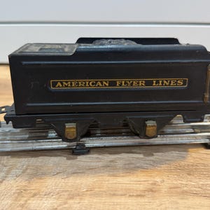 Vintage American Flyer Coal Tender No. 3199: O Gauge Tinplate, 1930s