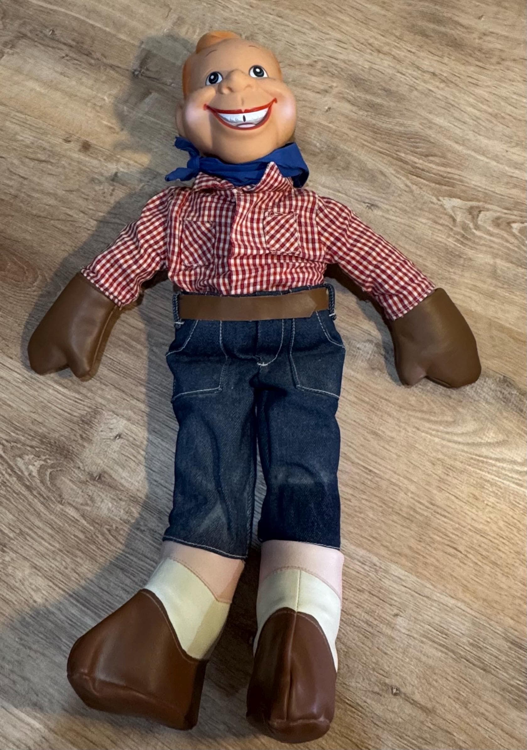 1970s 米国ヴィンテージ ハウディードゥーディー 大きなソフビ人形 34cm 1970s 米国ヴィンテージ ハウディードゥーディー 大きなソフビ
